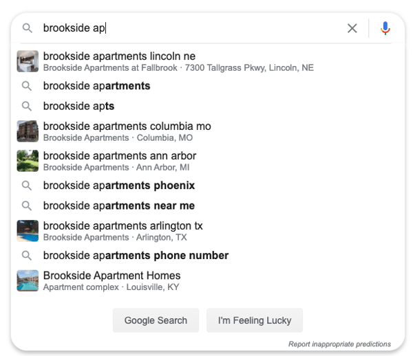 Google-Apartment-Search-Autocomplete