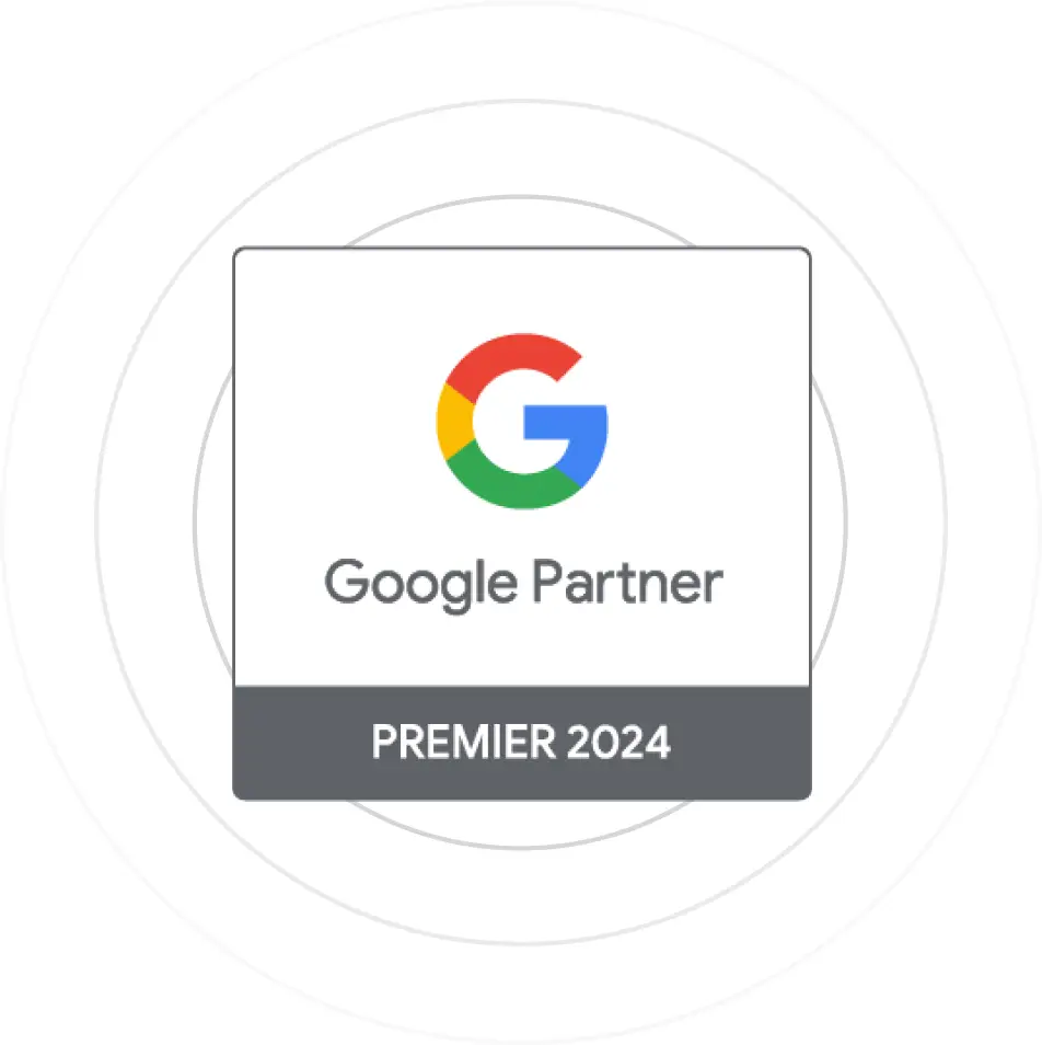 RentVision's Google Premier Partner 2024 badge