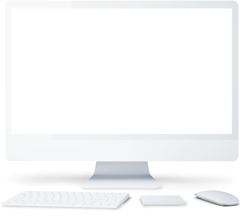 Apartment community website displayed on desktop computer