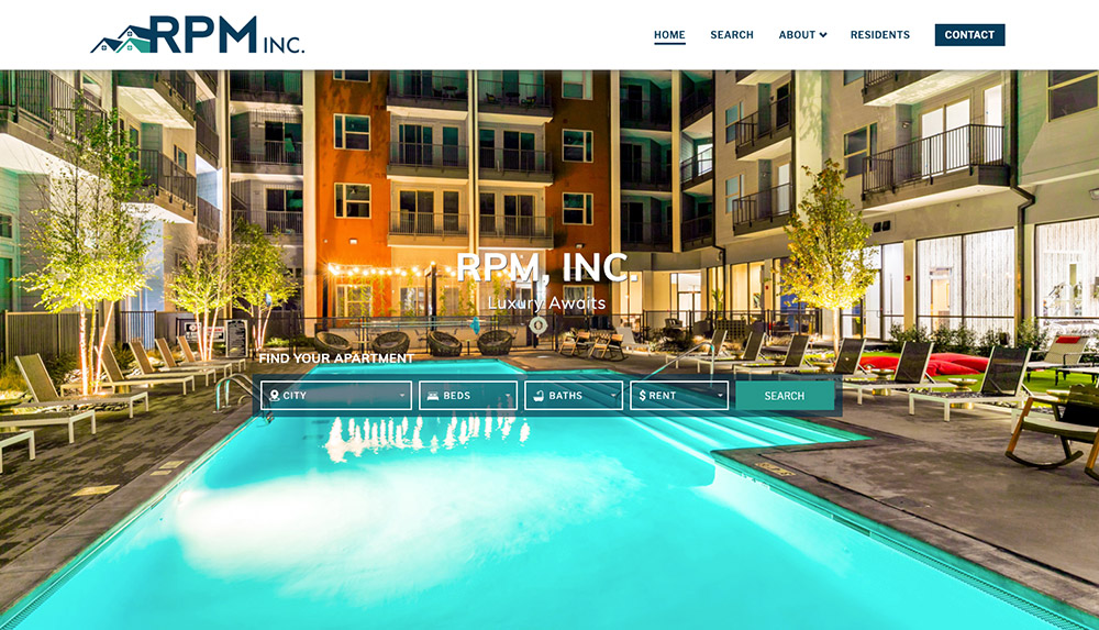 Homepage of RPM Inc.'s website